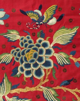 Chinese Embroidered Valance