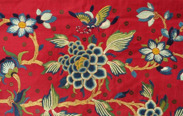 Chinese Embroidered Valance