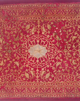 Qajar Embroidered Velvet Cover