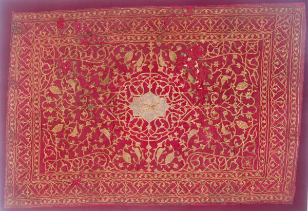 Qajar Embroidered Velvet Cover
