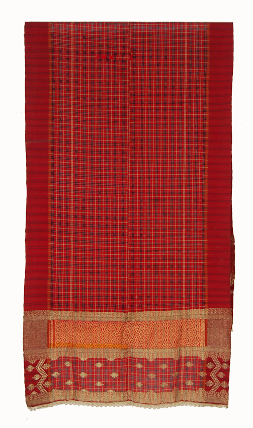Minangkabau Festooned Shoulder Cloth (Salendang Gaba)