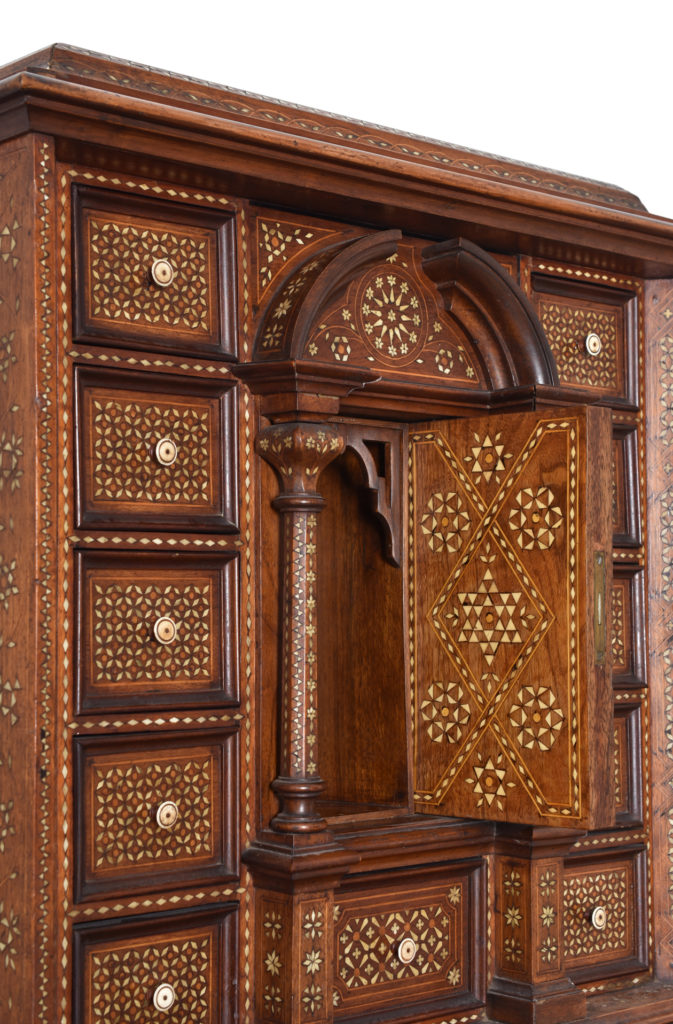 Ivory Inlaid Cabinet