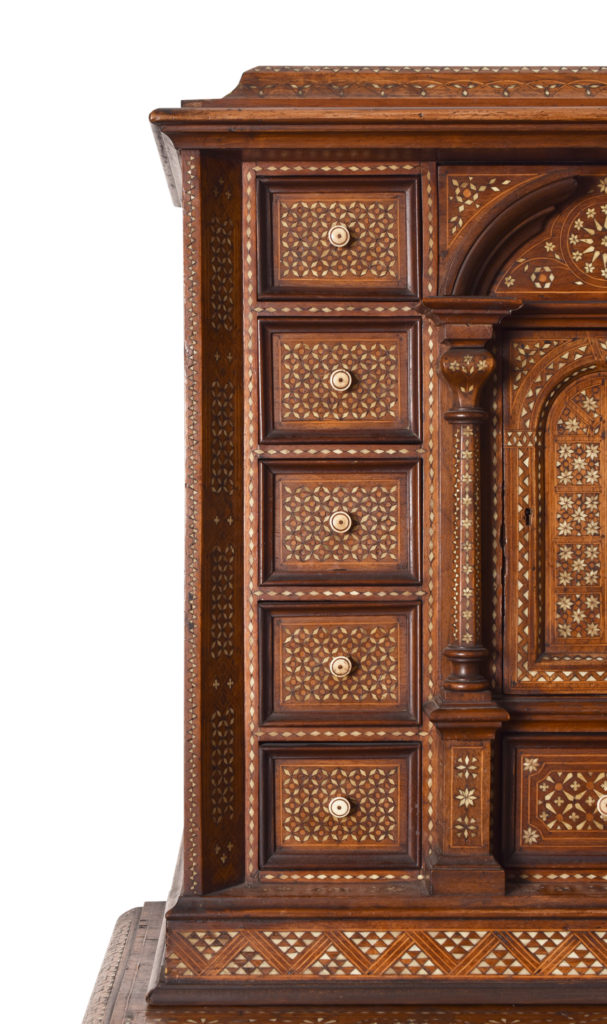 Ivory Inlaid Cabinet