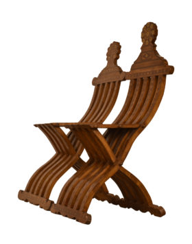 Marquetry Folding Chairs