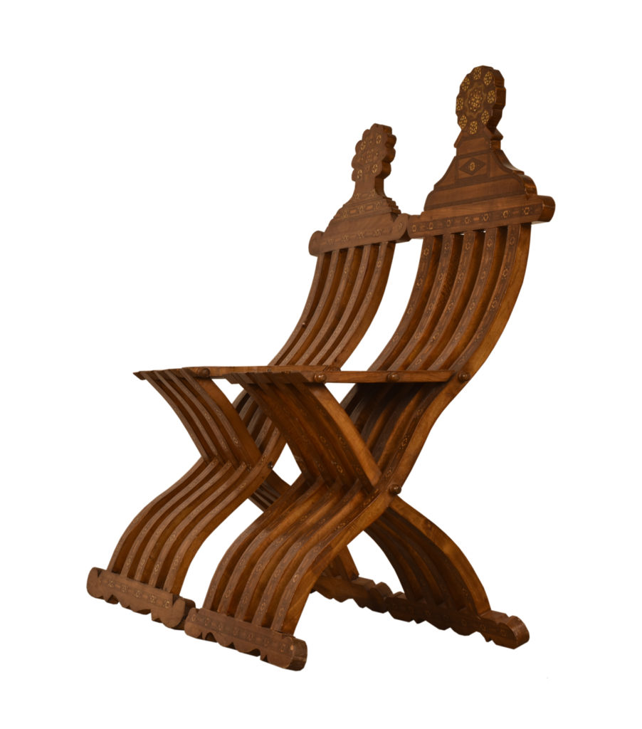 Marquetry Folding Chairs