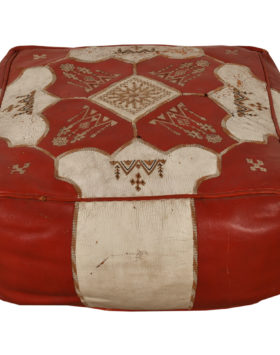 Leather Ottoman