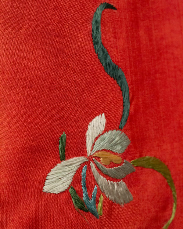 Front Embroidery Macro Detail
