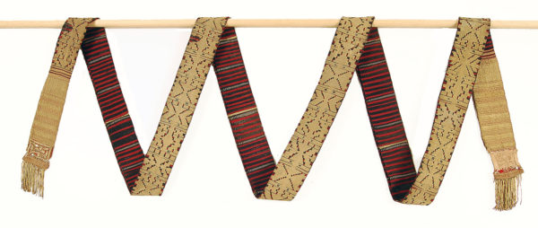 woven Minangkabau waist sash