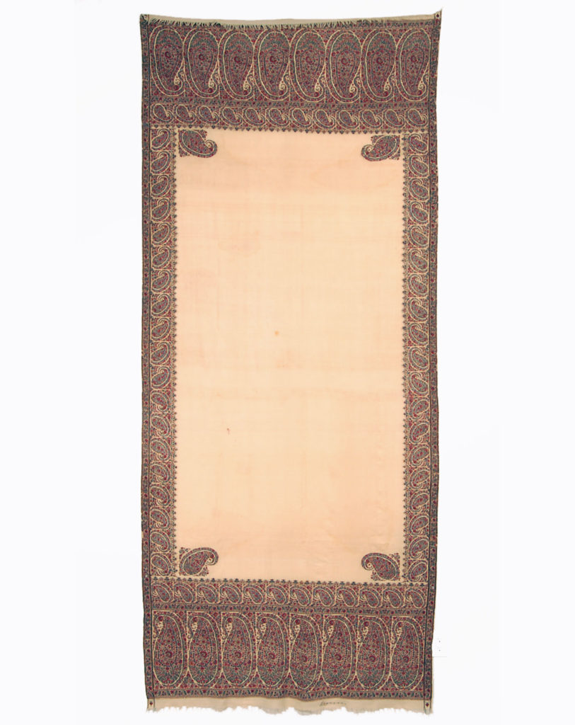 White Kashmir Shawl