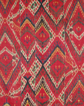 Uzbek Ikat Wall Hanging