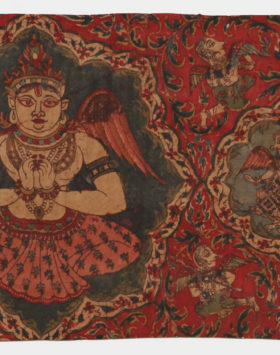 19th century Kalamkari Fragment