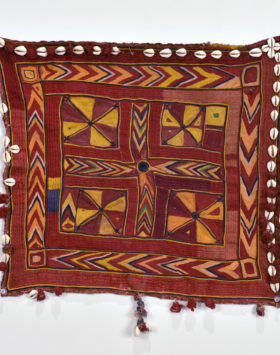 Large Banjara Square with Cowrie Shells