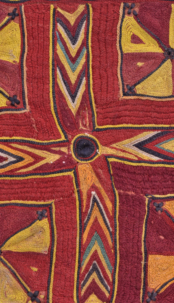 Large Banjara Square with Cowrie Shells