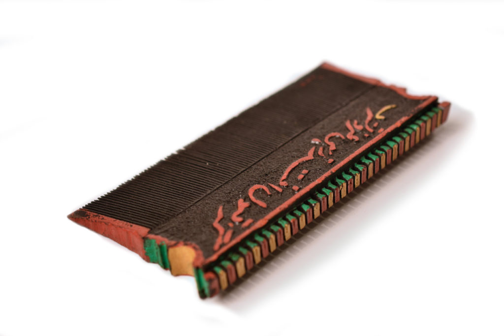 Carved Wooden Comb