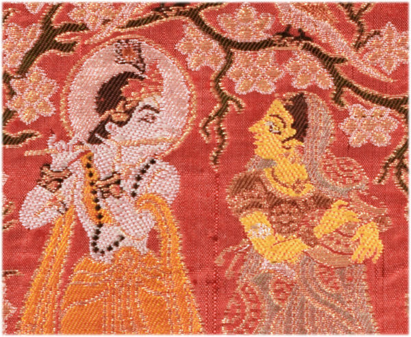 Panel With Krishna And Radha