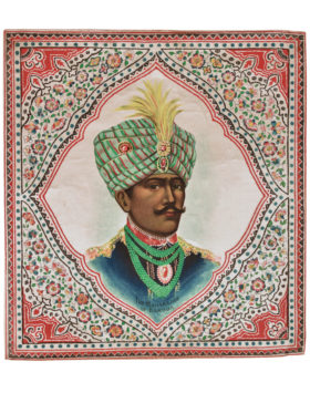 Indian Portrait on Satin