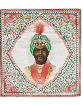 Indian Portrait on Satin