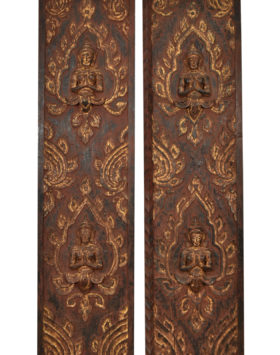 Carved Buddha Doors