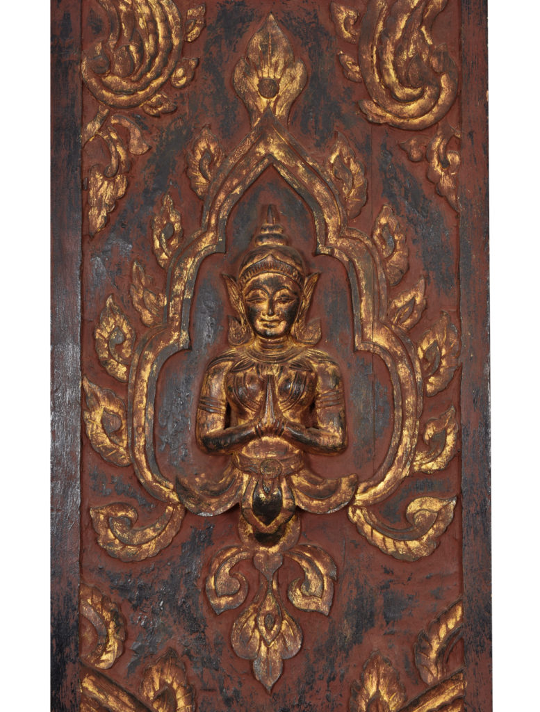Carved Buddha Doors