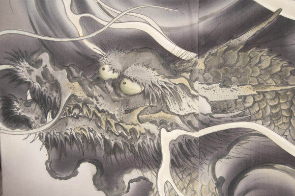 Close Up Detail of Dragon