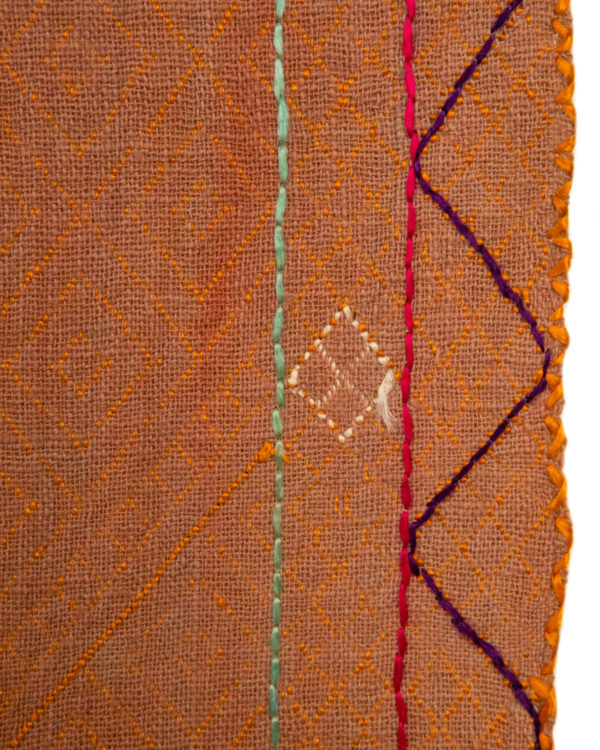 Back Edge and Embroidery Detail